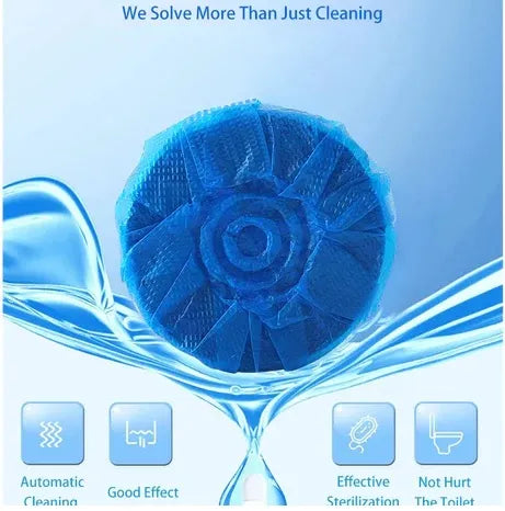 Blue Cleaning Tablets (10-Pack) – Toilet & Washing Machine Cleaner
