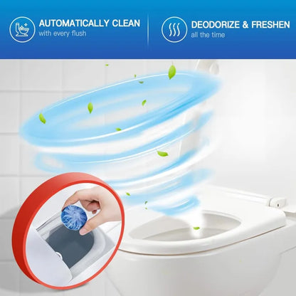 Blue Cleaning Tablets (10-Pack) – Toilet & Washing Machine Cleaner