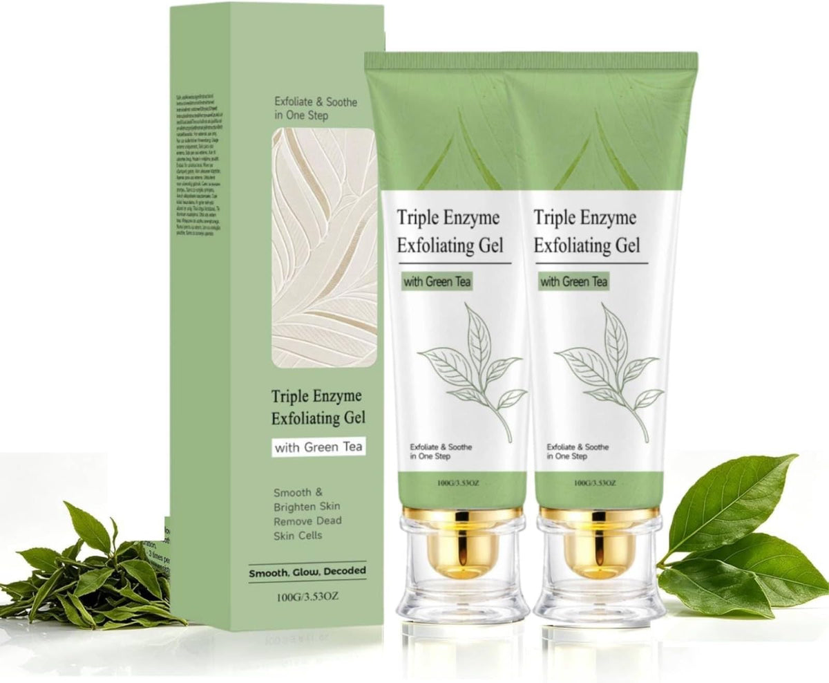 Coracode Triple Enzyme Exfoliating Gel with Green Tea