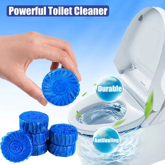 Blue Cleaning Tablets (10-Pack) – Toilet & Washing Machine Cleaner